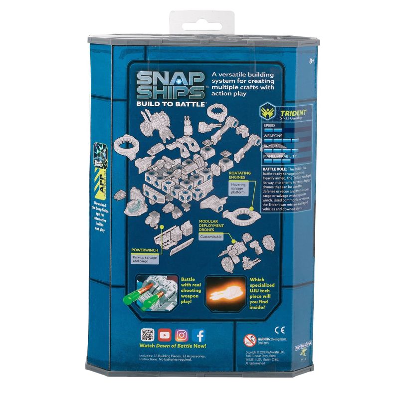 Snap Ships Trident ST-33 Gunship Exclusive Vehicle