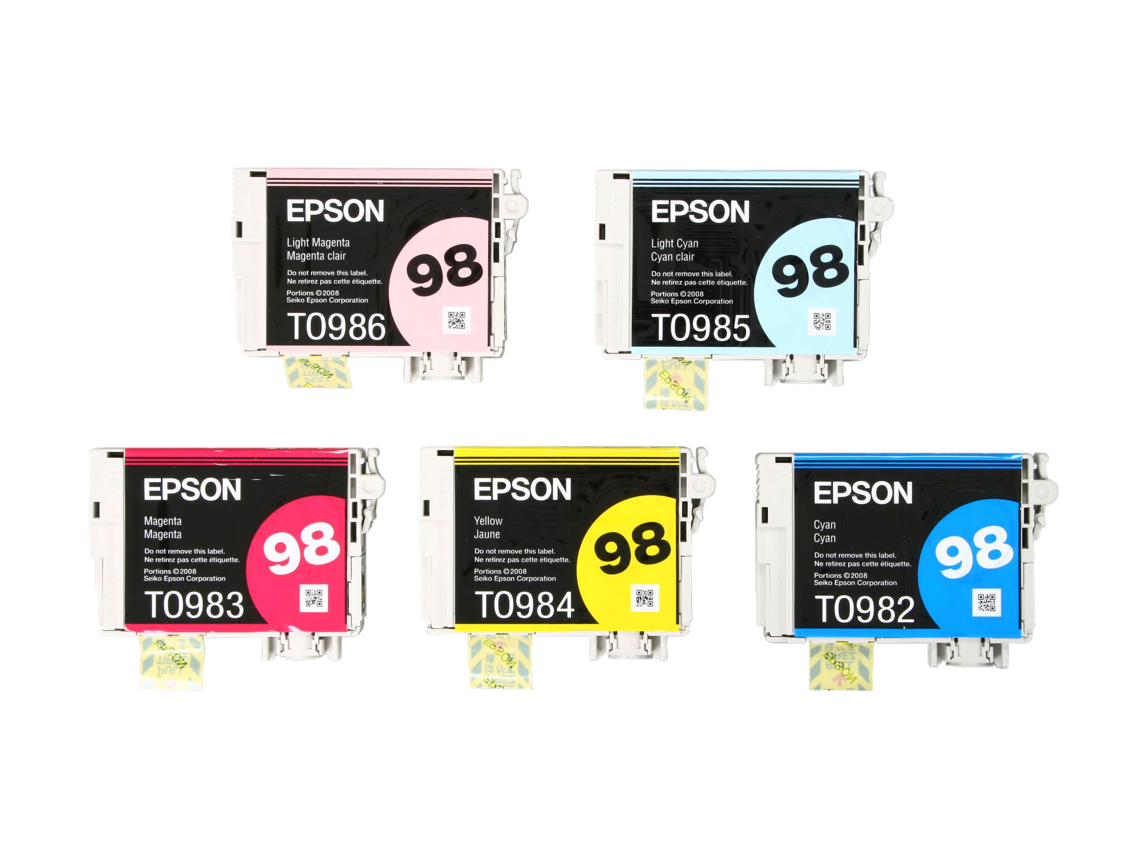 Epson 98 (T098920) Claria High-capacity multi-pack Cartridge 5 Colors