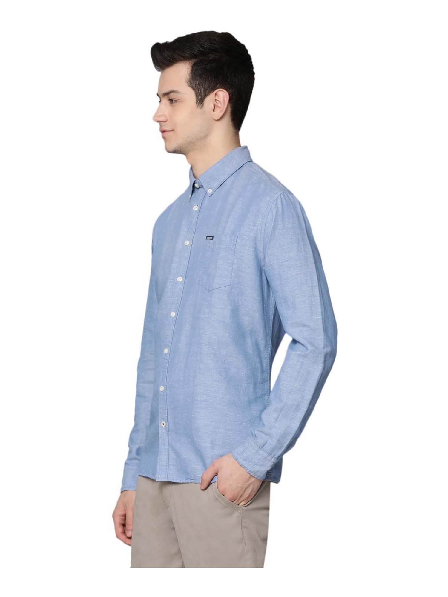 Lindbergh Blue Slim Fit Shirt