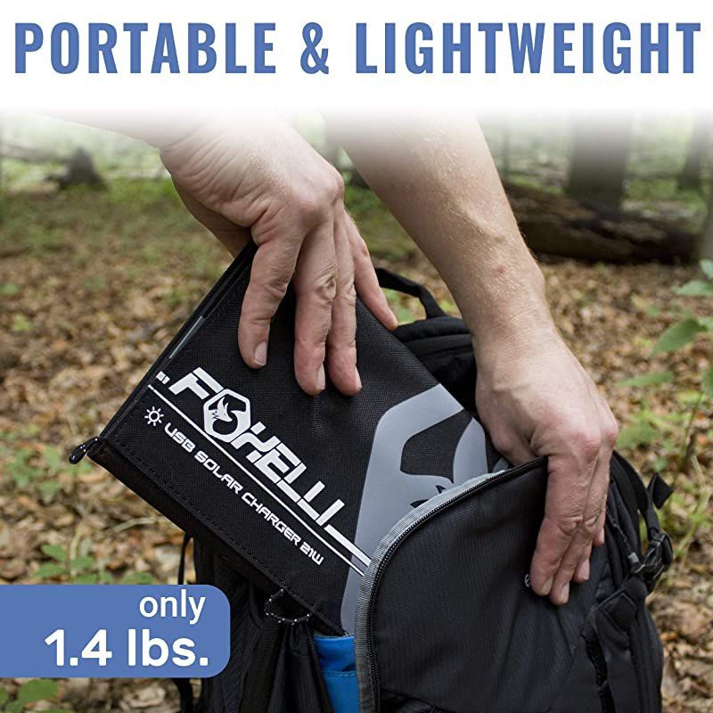 Triple USB Solar Charger 21W Portable Solar Panel Phone Charger for iPhone amp Android Smartphones iPads Android Tablets Power Banks amp More Foldable Solar Panel for Camping amp Outdoors