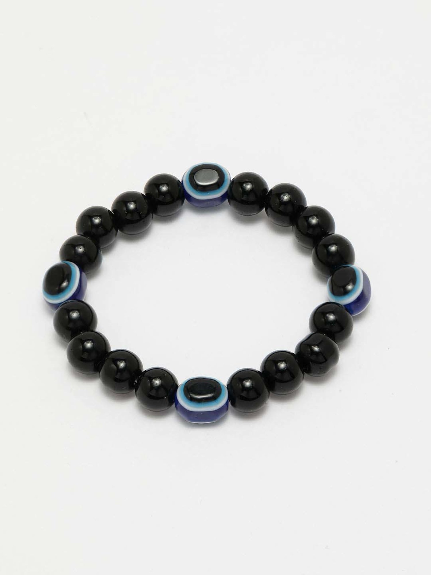 NVR Evil Eye Beaded Adjustable Bracelet for Unisex