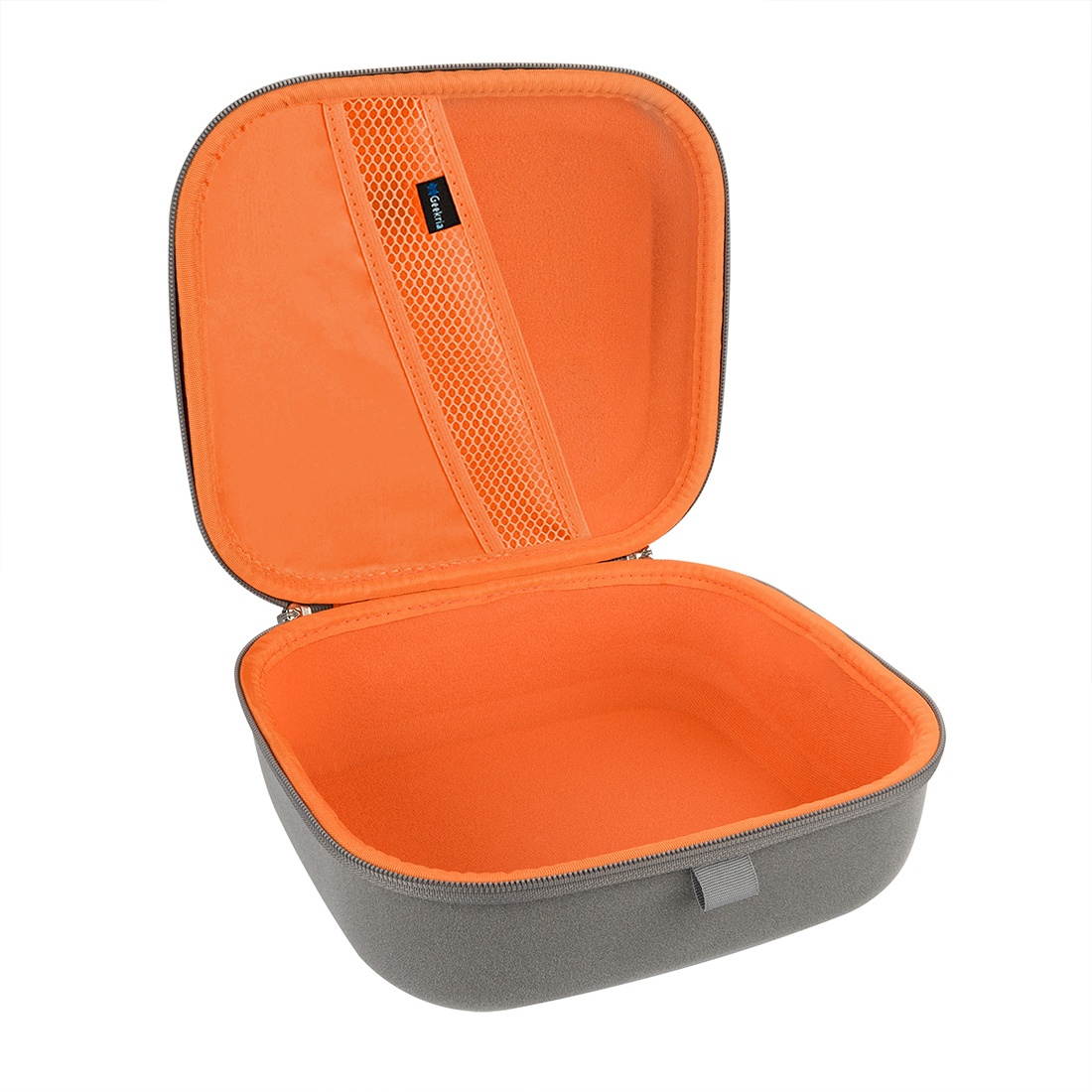 Geekria UltraShell Case for Sennheiser, AKG, FOCAL, Beyerdynamic, Behringer Headphones, Replacement Protective Hard Shell Travel Carrying Bag with Accessories Storage (Grey)