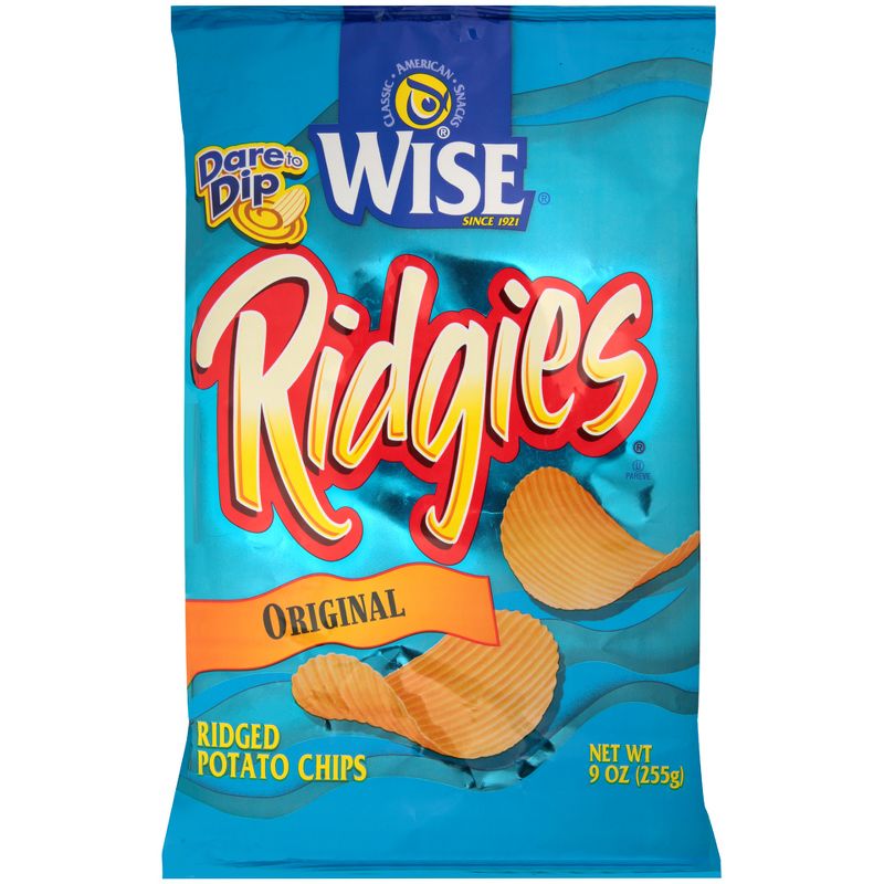 Wise Ridgies Potato Chips 9oz