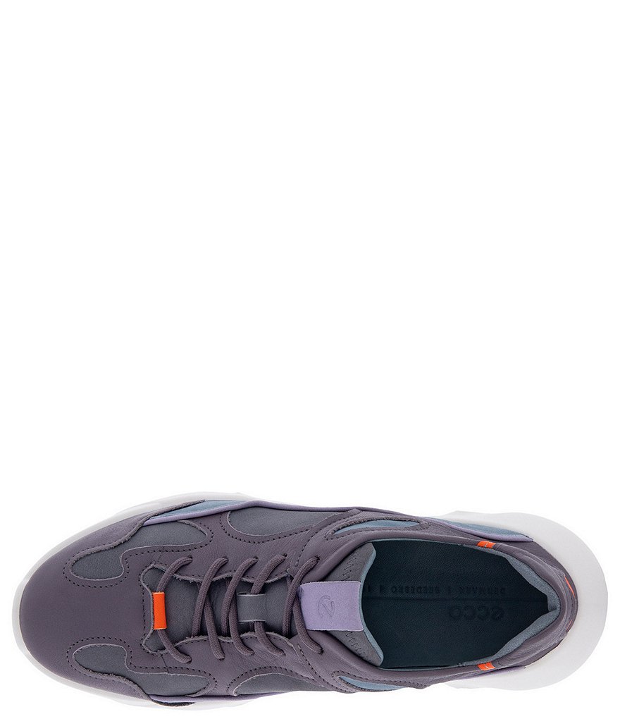 ECCO Chunky Leather And Suede Chunky Lace-Up Sneakers