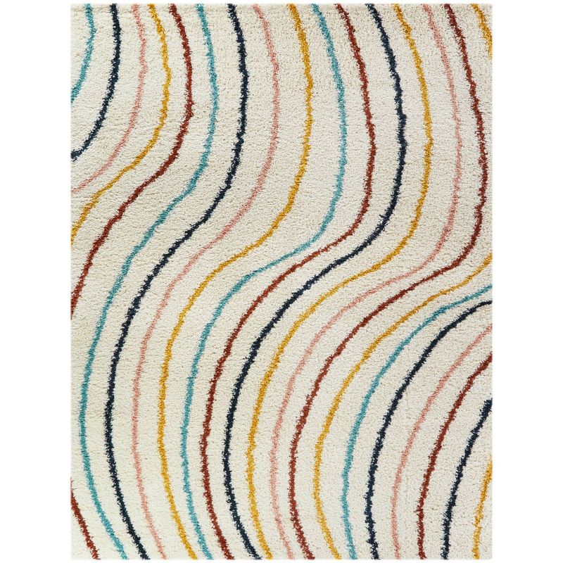 5'2"x7'2" Carmela Rug Blue/Ivory - SoHome