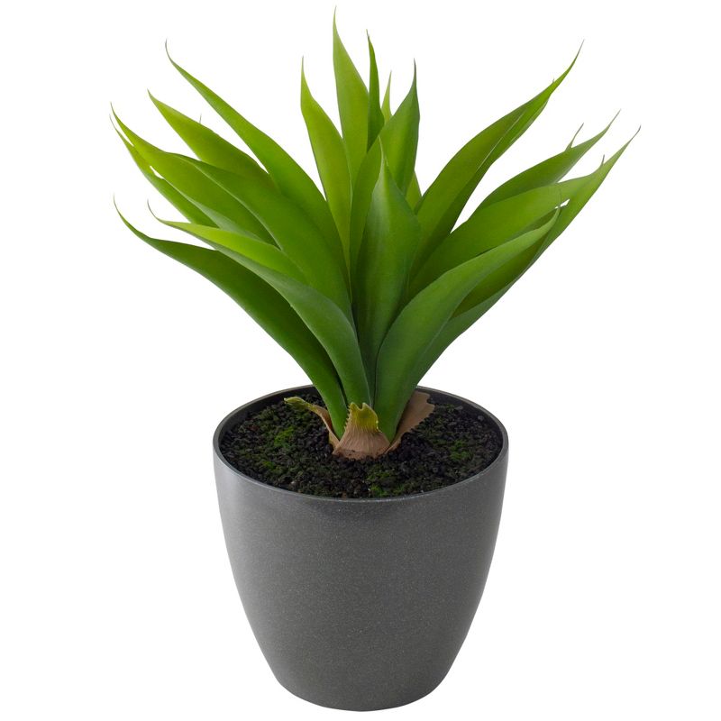 Northlight 22" Potted Green Artificial Agave Plant