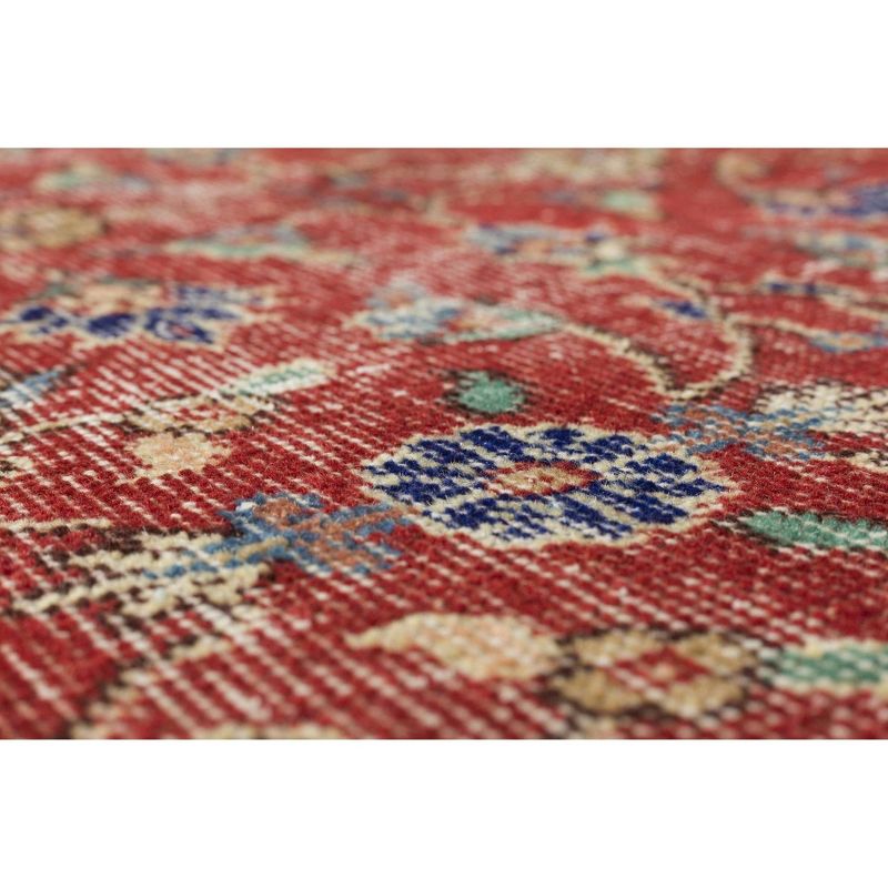 6'9"x10'2" Vintage One-of-a-Kind Luigia Rug Red - Revival Rugs