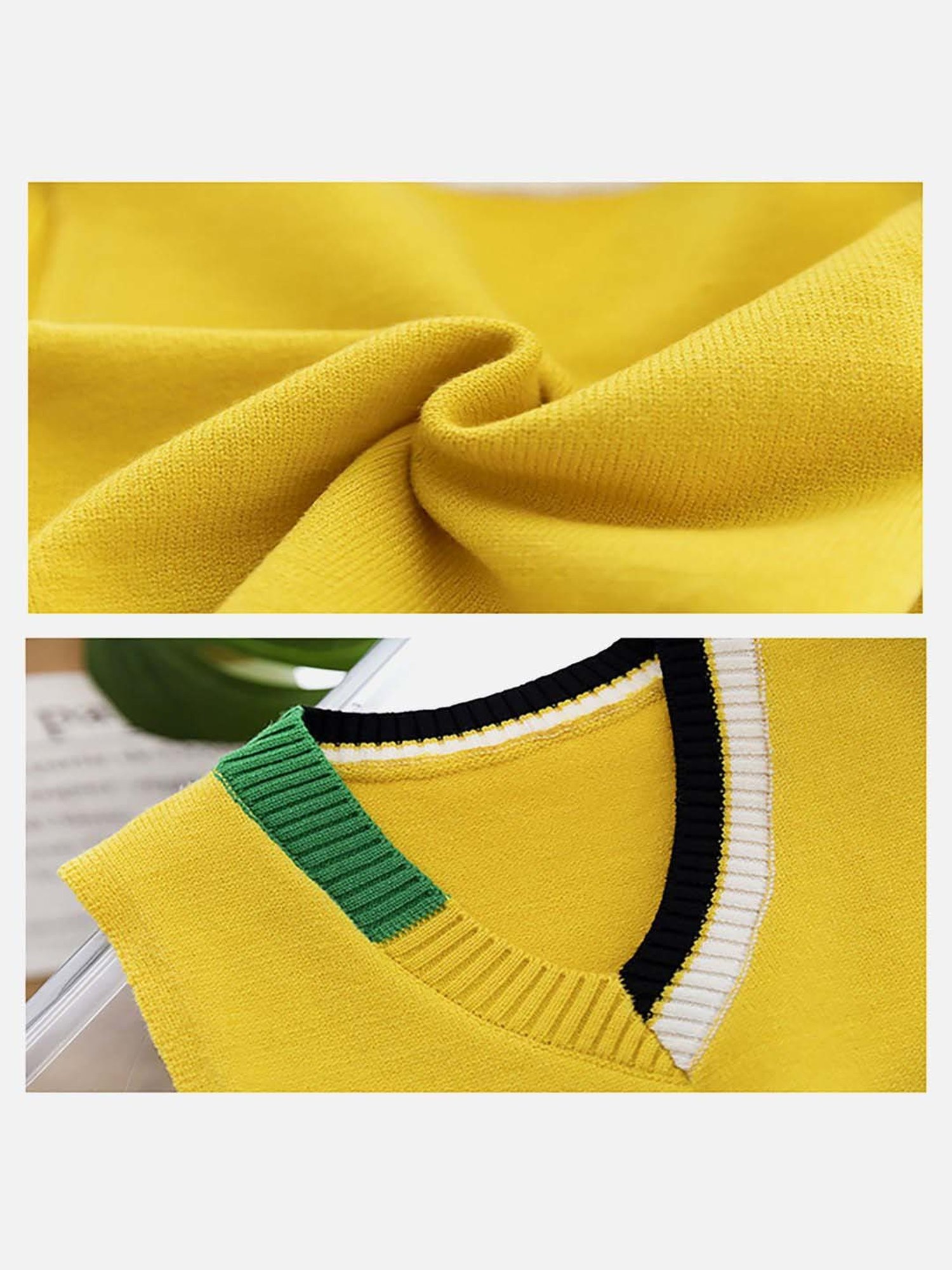 Little Surprise Box Kids Yellow Embroidered Sweater