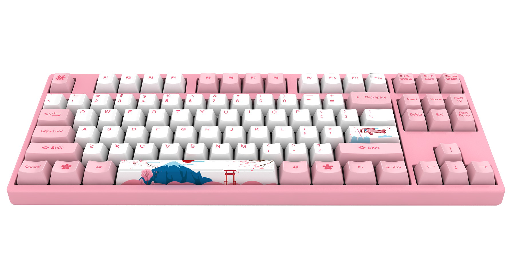 Akko 3108V2 Sailor Moon Gaming Mechanical Keyboard Pink Switch Double Shot Dye Sub PBT Keycaps NKRO Detachable USB Type-C Pink Cat Paw