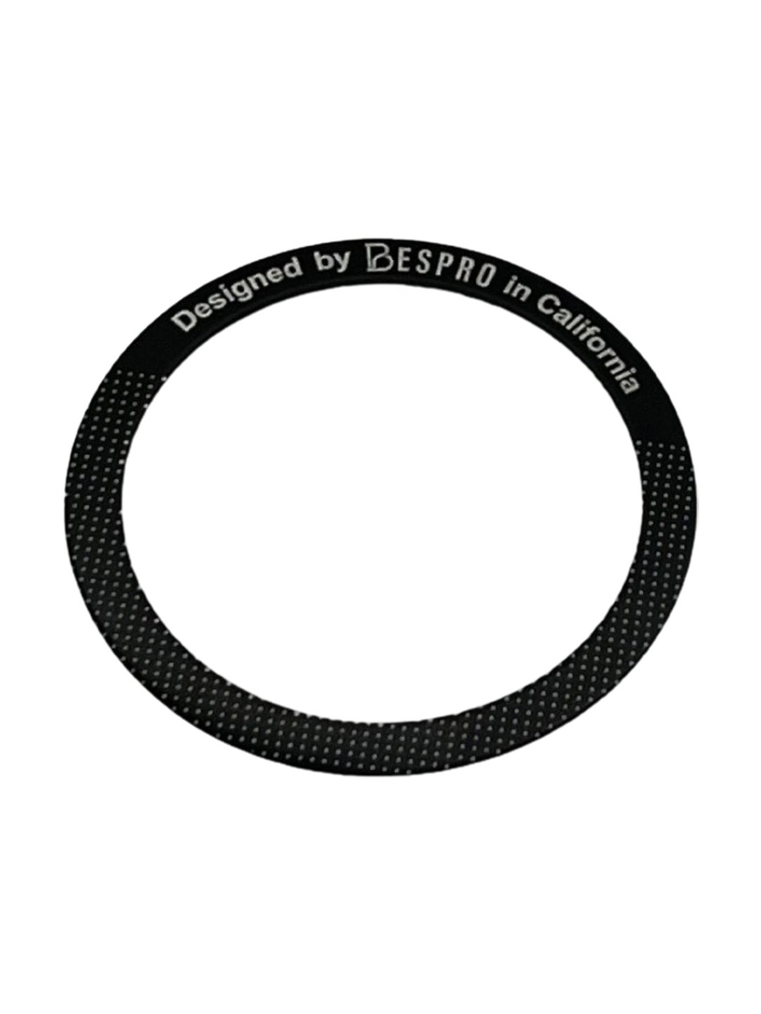 Bespro Maglock Magnetic Metal Ring O MagSafe Wireless Charging Conversion Kit Pack of 2 - Black