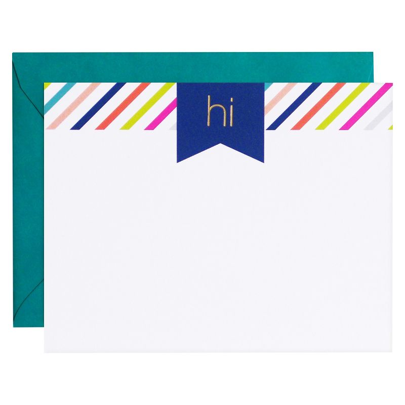 8ct Flowers & Bike Handmade Boxed Thank You Blank Note Cards - PAPYRUS