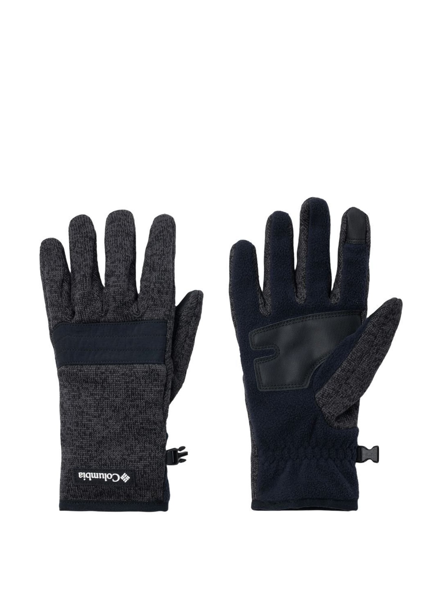 Columbia Black Small Logo Gloves