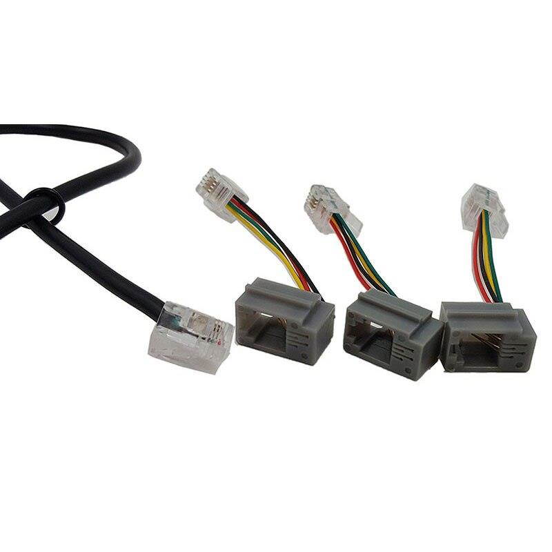 4P4C RJ9 Cable,3.5mm Smartphone Headset to RJ9 Adapter Cable,Adapter Cable Converter