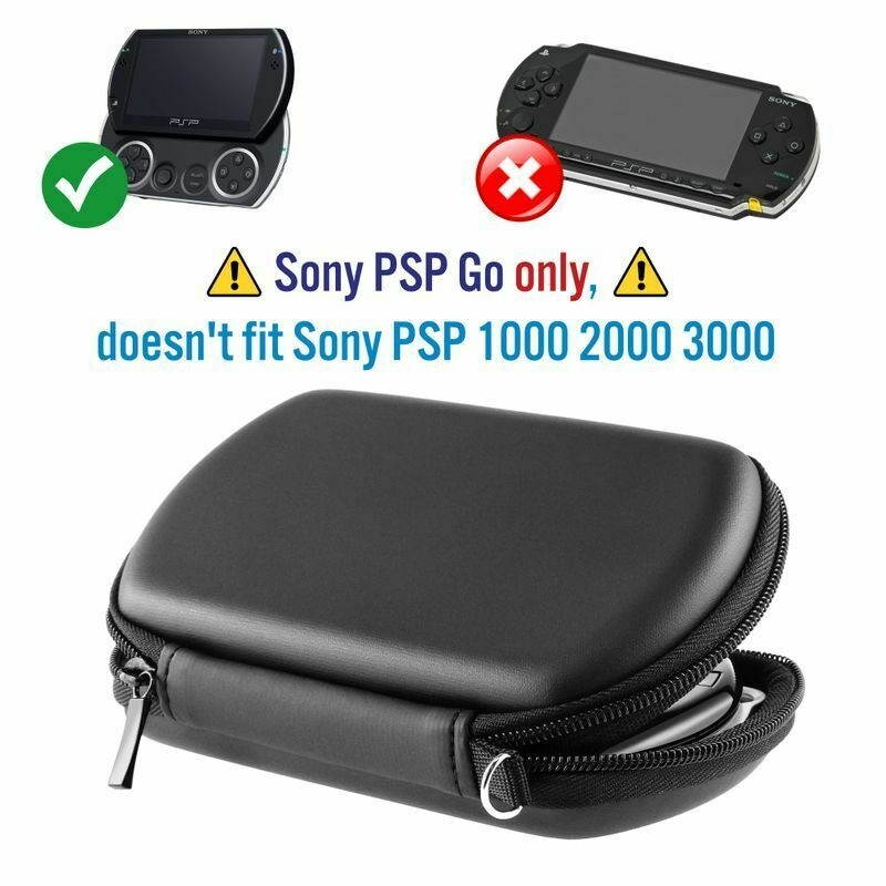 BLACK HARD CARRY COVER BAG EVA CASE SKIN For  PSP GO PSPGO US Fast Shipping