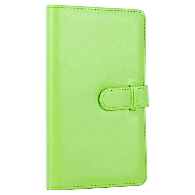 96 Pockets Mini Photo Album for Fujifilm Instax Mini Camera Polaroid Snap Z2300 SocialMatic Instant Cameras Zip Instant Printer Lime Green