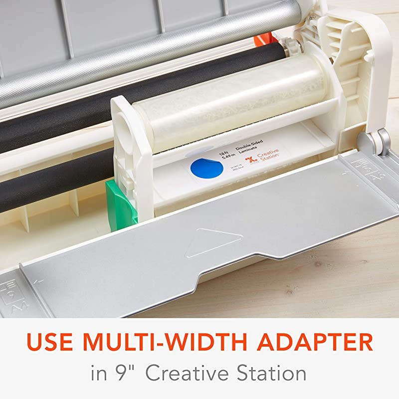 Double-Sided Laminate Refill for the Creative Station & Creative Statio Lite, 5" x 18', Refill Cartridge for Label Maker, Laminator Machine, Home Office & Home School Craft Supplies (DL1601-18)