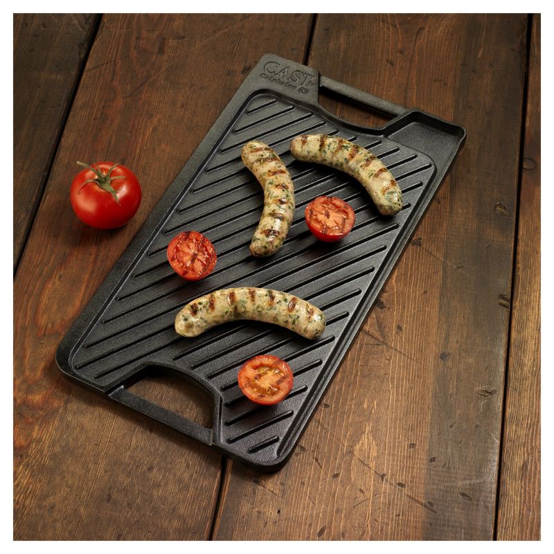 Calphalon Pre-Seasoned Reversible 10" x 18" Cast Iron Grill/Griddle