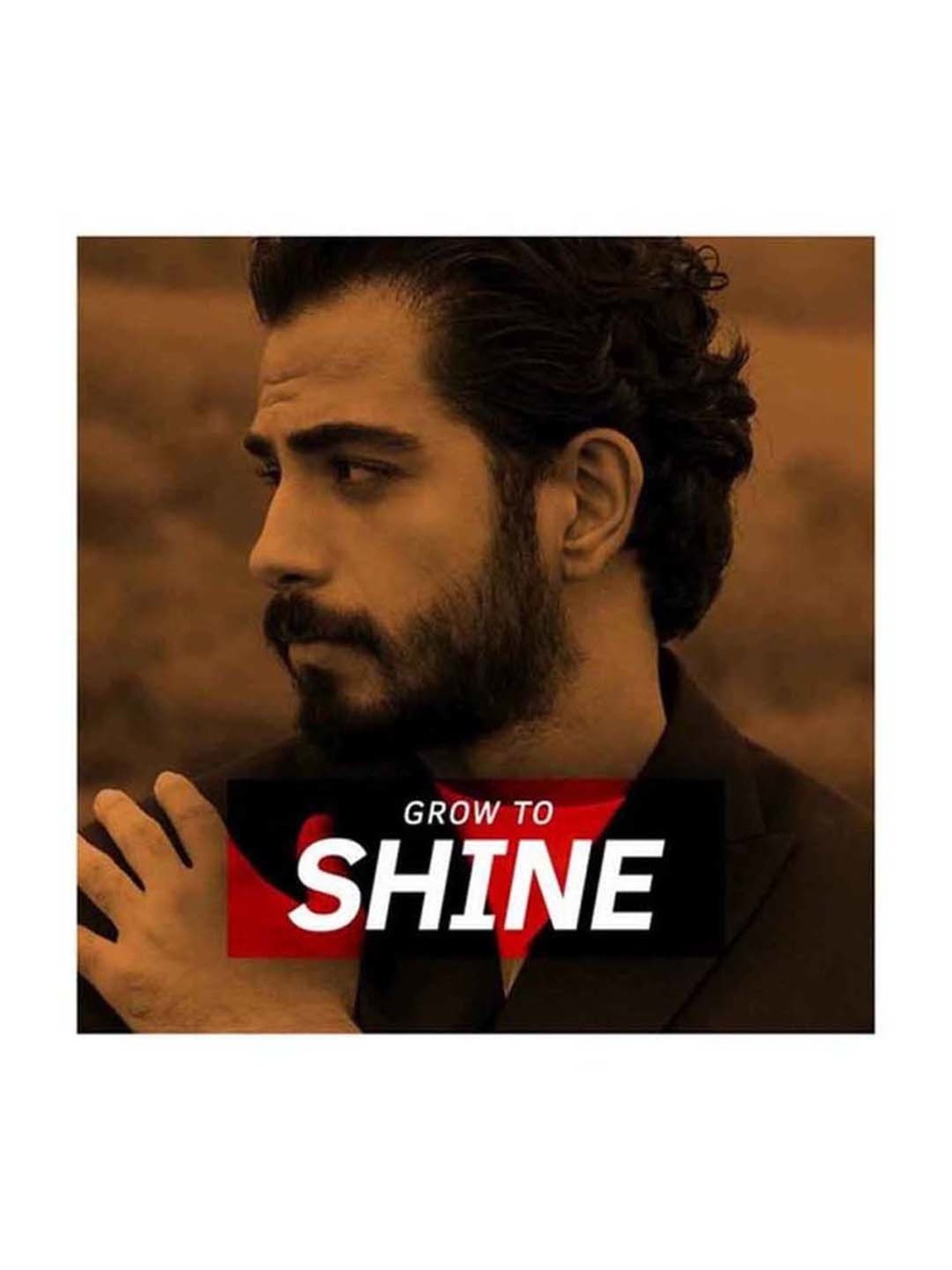 THE REAL MAN Beard Growth Oil 100 Percent Organic Beard & Moustache Hair Growth Oil - 50 ml