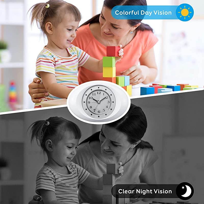 Hidden Camera Spy Camera Wireless Security Nanny Cam with 1080P Full HD, WiFi, Night Vision, Cell Phone App, No Sound Recording