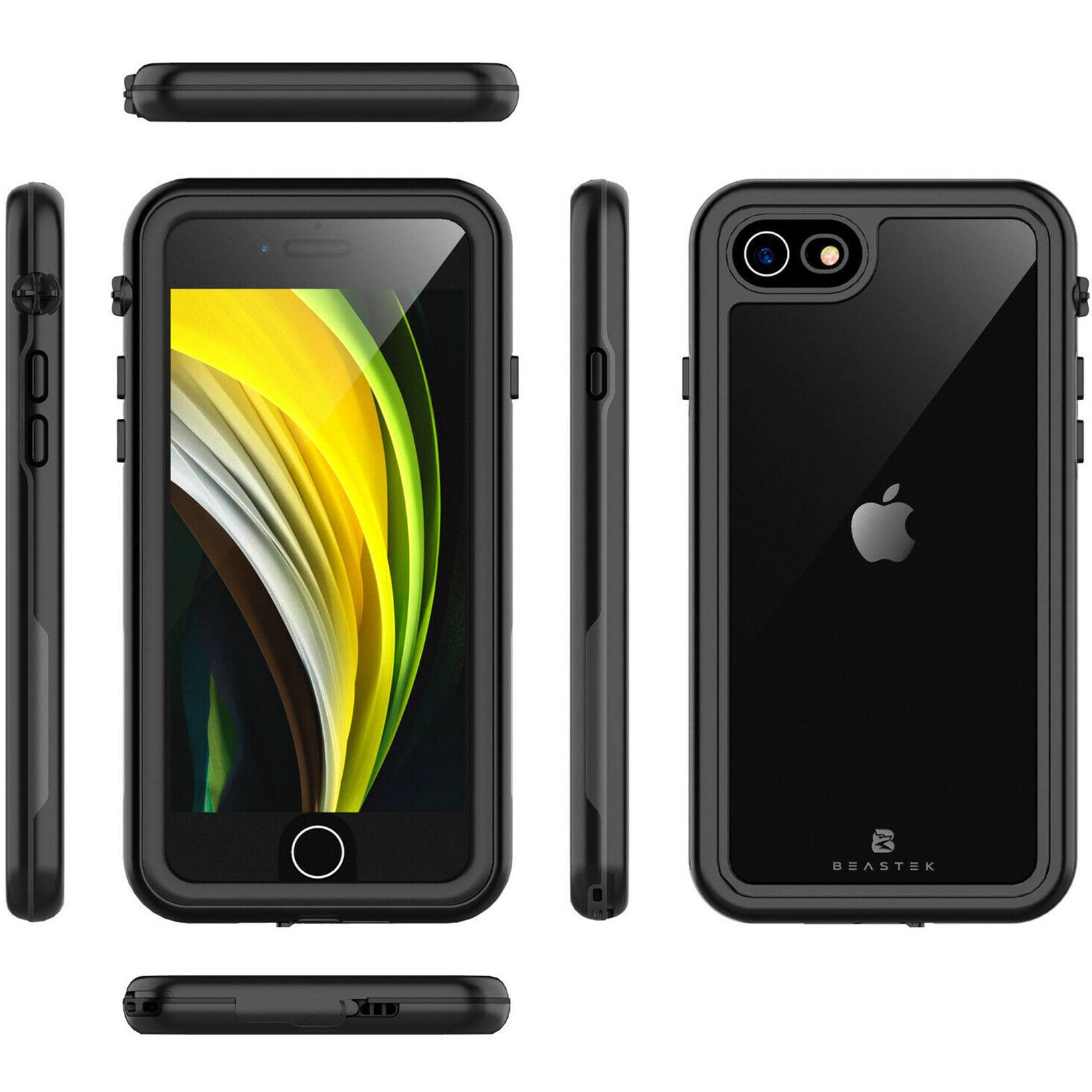 New WATERPROOF CASE COVER FOR APPLE IPHONE SE 2020 SCREEN PROTECTOR SERIES US