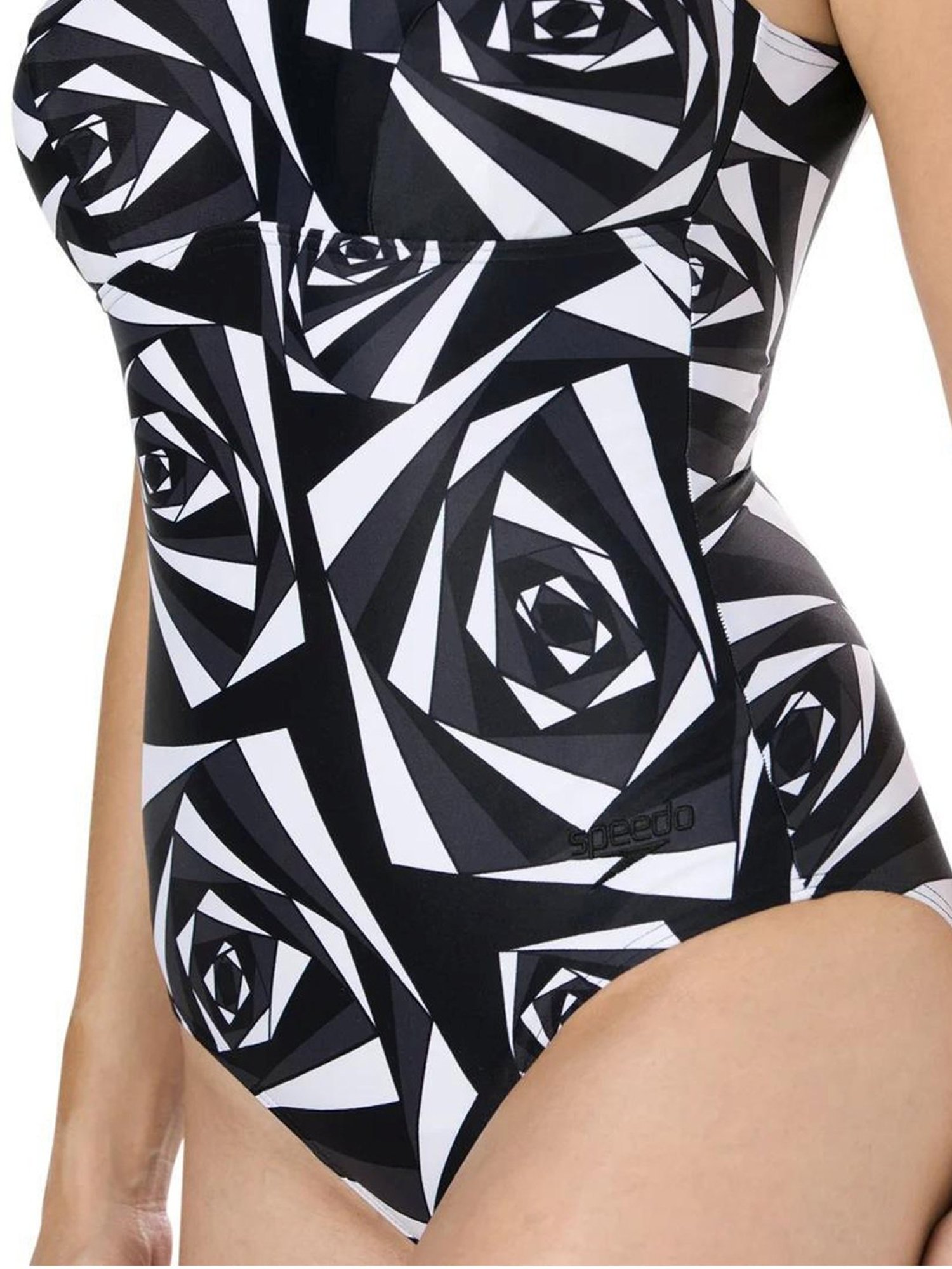 Speedo Black Printed Monokini