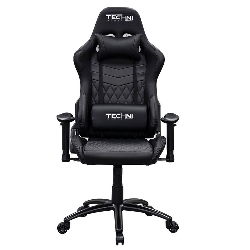 Ts-5100 Ergonomic High Back Racer Style Video Gaming Chair - Black - Techni Sport