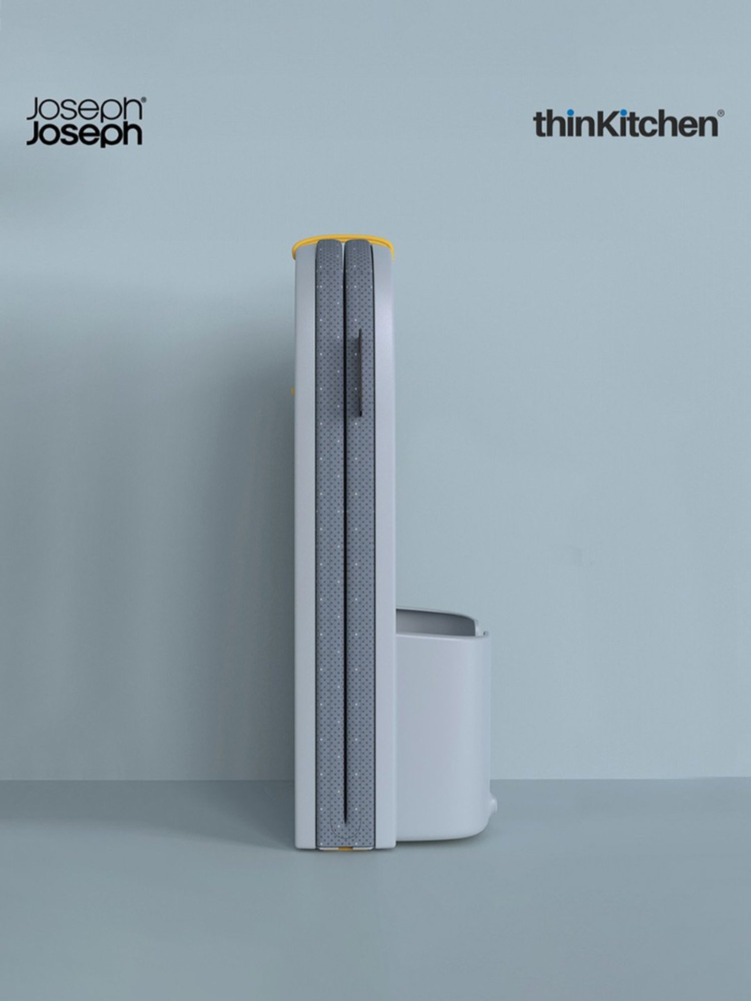 Joseph Joseph Grey & Yellow Carbon Steel Pocket Folding Table-top Ironing Board