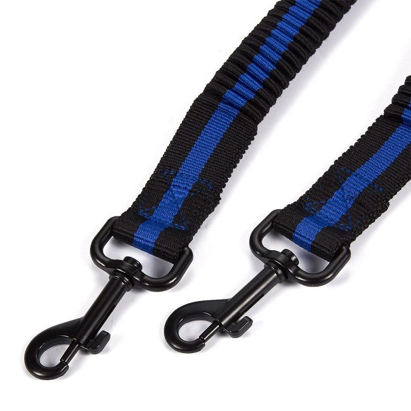 2-Dog Leash -Double Dual Dogs Lead Walker, No Tangle Trainer Coupler For Two Large Size Canines