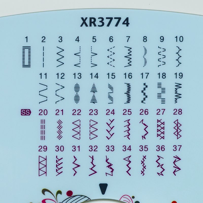 Singer M3500 Portable Sewing Machine with 110 Stitch Applications, Pack of Needles, Bobbins, Seam Ripper, Zipper Foot, and More Accessories, White