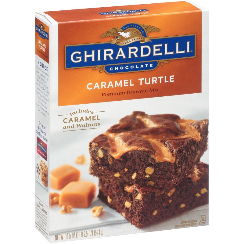 Ghirardelli Chocolate Caramel Turtle Brownie Mix - 18.5oz