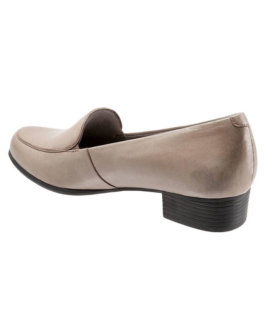 Trotters Monarch Slip-On Block Heel Loafers