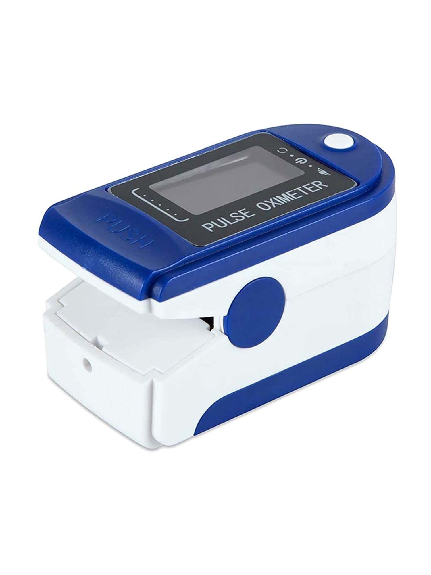 HomePro Fingertip Pulse Oximeter with OLED Display - Pack of 2 (White/Blue)