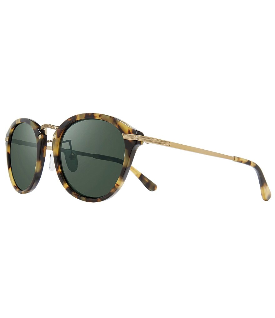 Revo Quinn Round Polarized 50mm Sunglasses