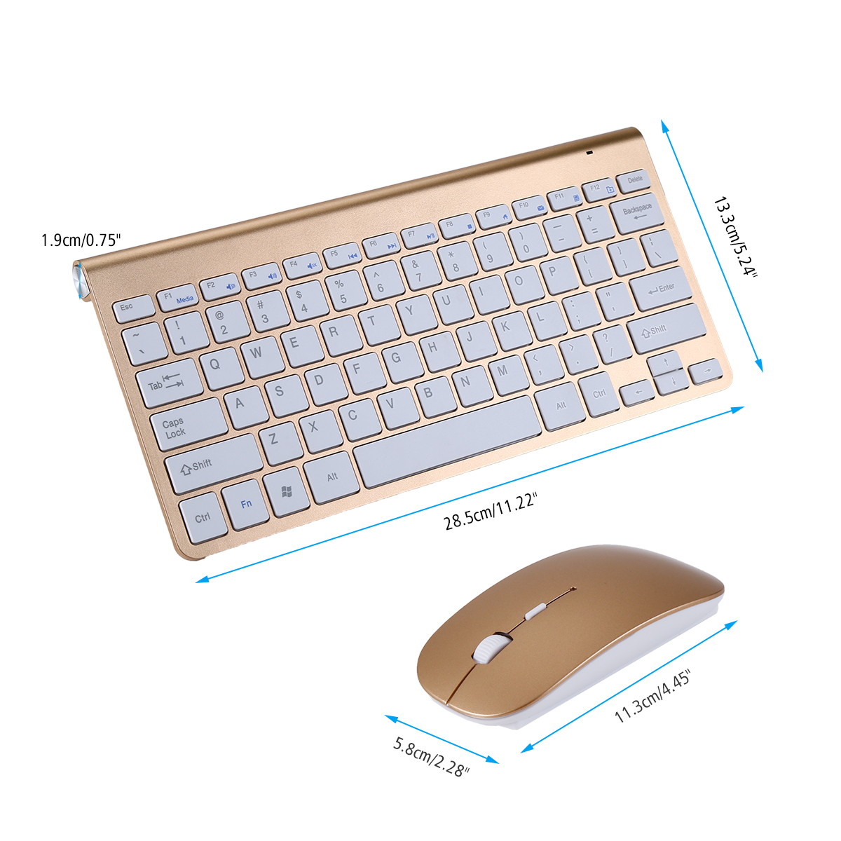2, 60% Wired/Wireless Mechanical Keyboard (Kailh Box Brown Switch/White Case) - Full Keys Programmable - True RGB Backlit - Tap Arrow Keys - Double Shot PBT Keycaps - NKRO - 1900mAh Battery