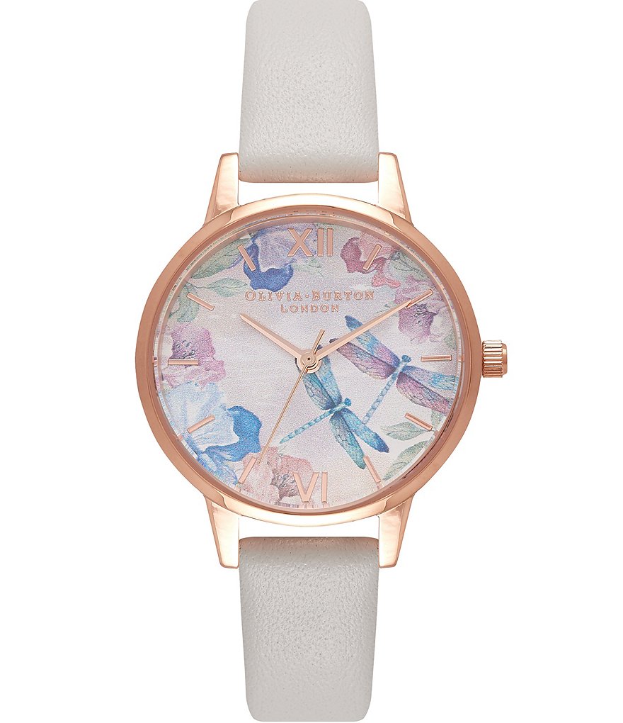Olivia Burton Dragonfly Midi Blush and Rose Gold Watch