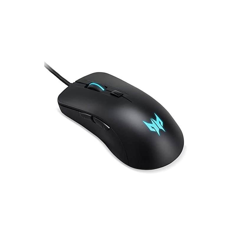 Predator Cestus 310 Gaming Mouse: 4200 On-The-Fly DPI - Breathing Backlit - 6 Button Design - Pixart 3519 Sensor - Black (PMW910)