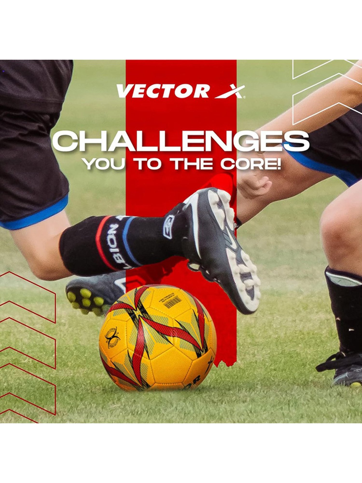 Vector X Ultra Machine Stitched Football (Yellow) Size - 5