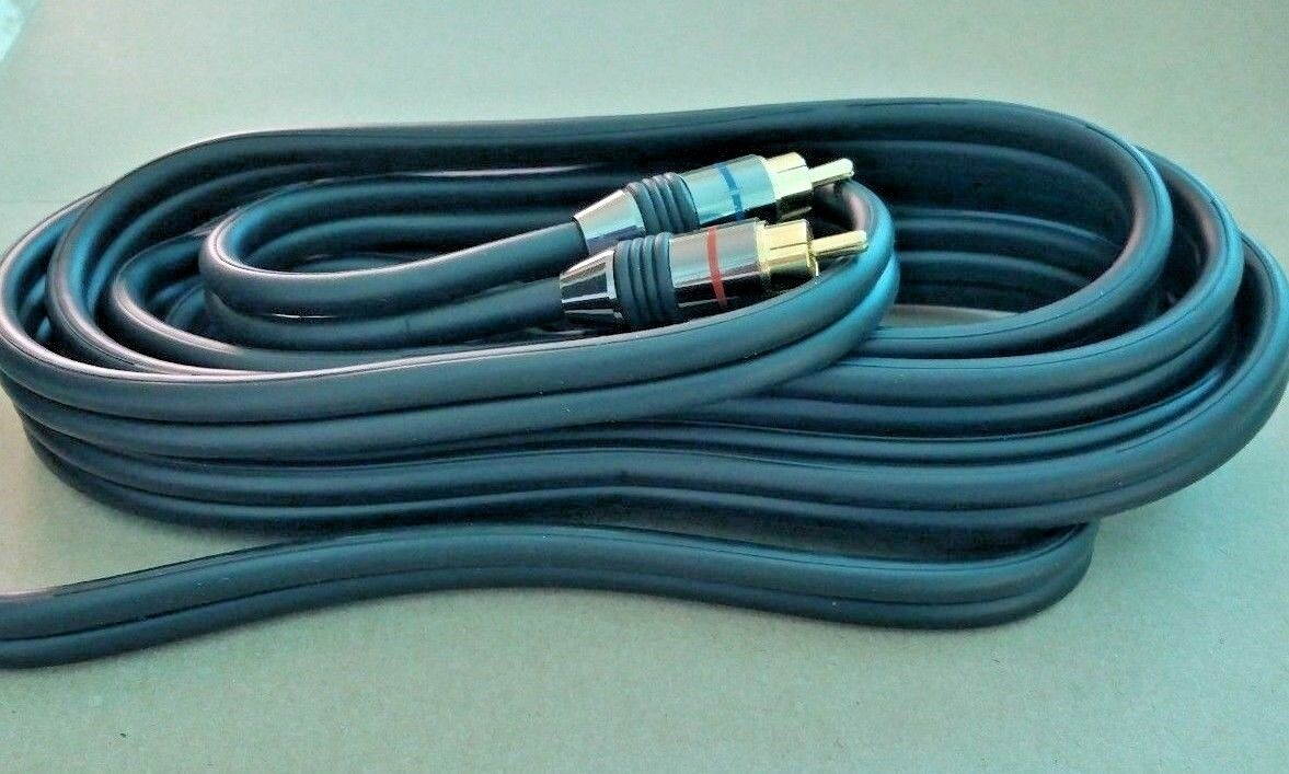 12'FT Shielded Dual XLR Female 3Pin to Dual RCA Male Patch Cable Pro Audio sound
