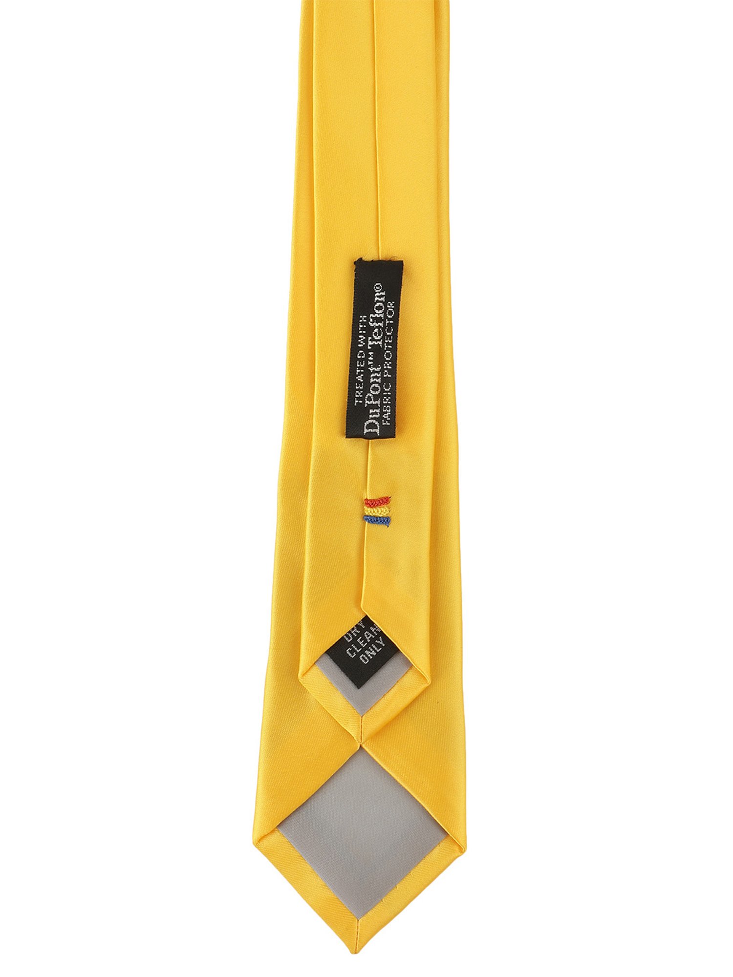 Alvaro Castagnino Solid Yellow Necktie