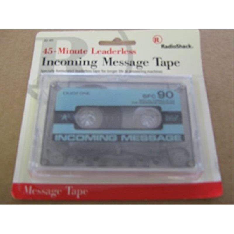 30 Minute Leaderless Incoming Message Tape 43-410