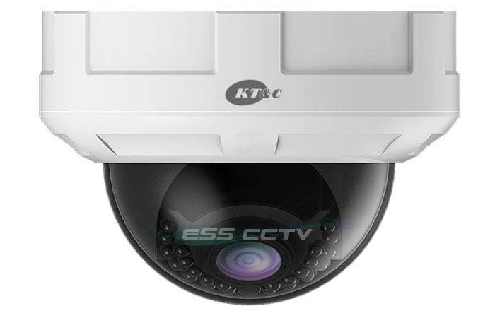 KT&C OMNI-IP KNC-p3DR28V12IR 3MP Network IR Rugged Dome Camera, Plug-and-Play, 2.8-12mm, 24 LED