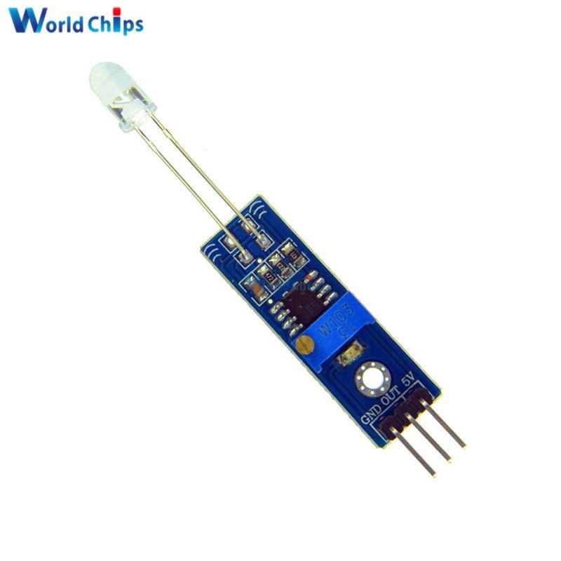 2PCS Photoresistance Detection Optical Photosensitive Light Sensor Module For Arduino LM393 3.3V 5V DO Voltage Output PCB Module