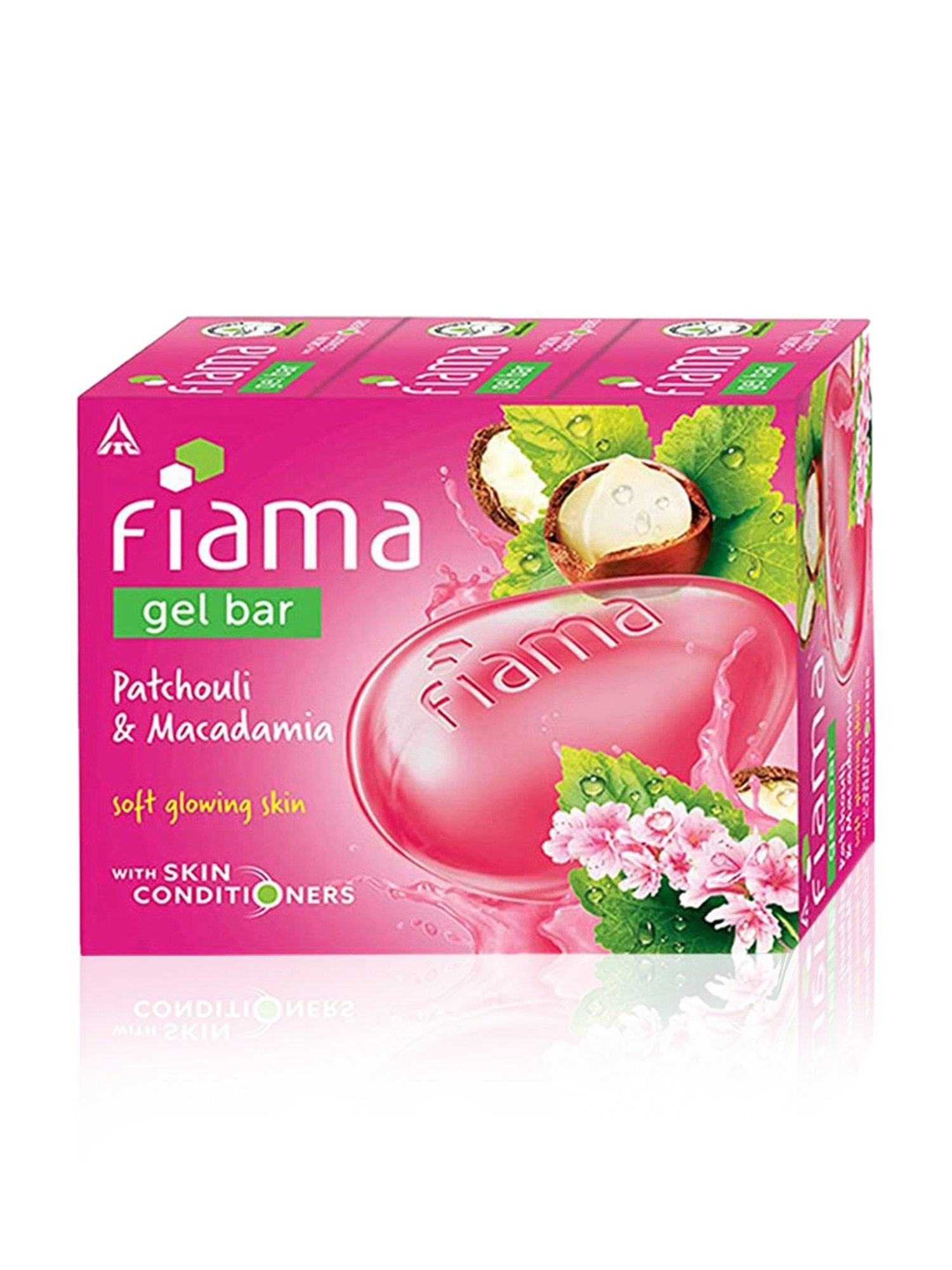 Fiama Patchouli & Macadamia Gel Bar - Pack of 3