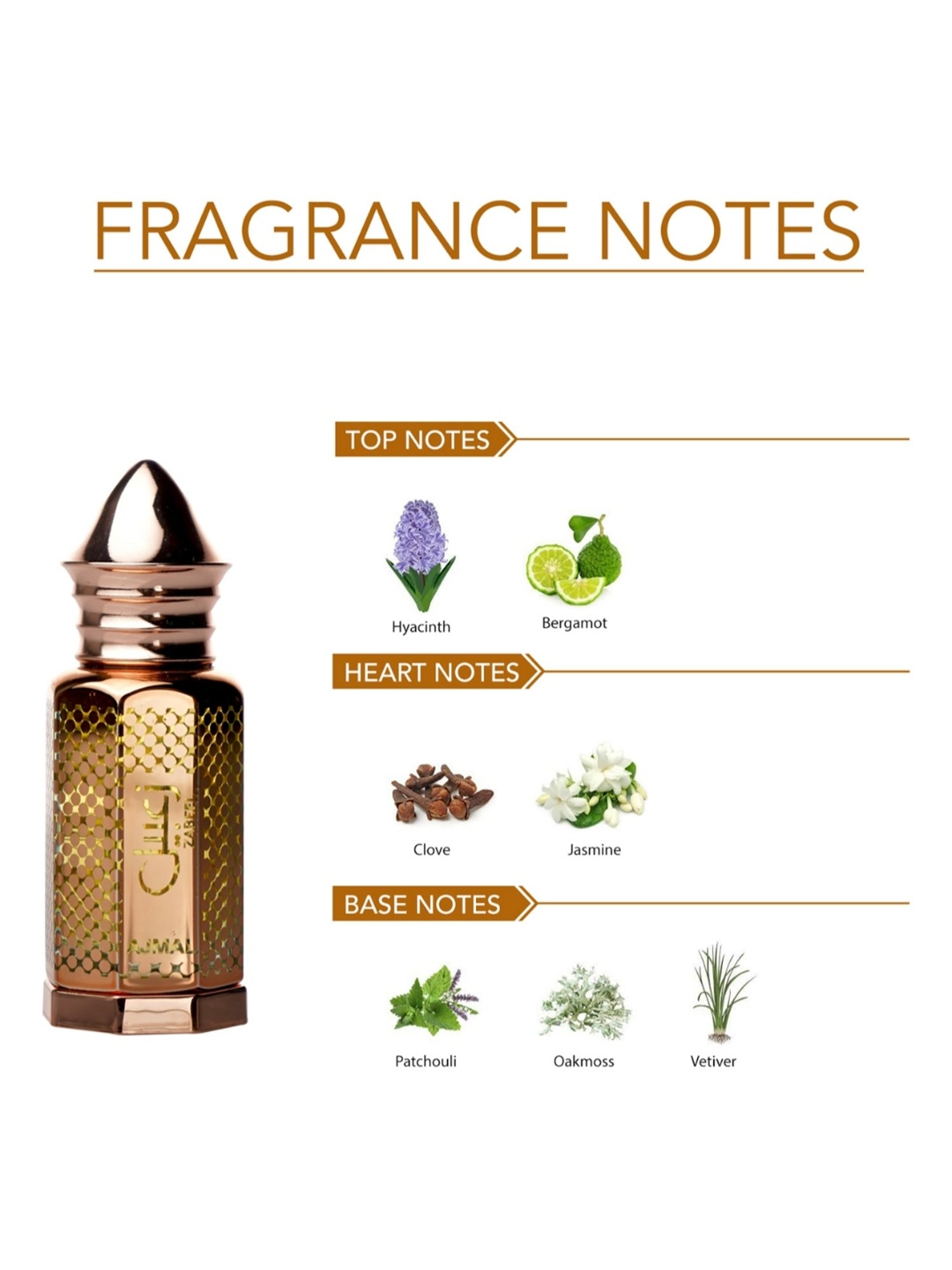 Ajmal Zabeel Concentrated Perfume for Unisex - 12 ml