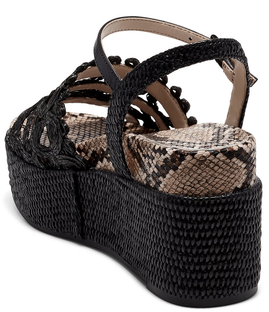Jessica Simpson Camilia Raffia Platform Wedges
