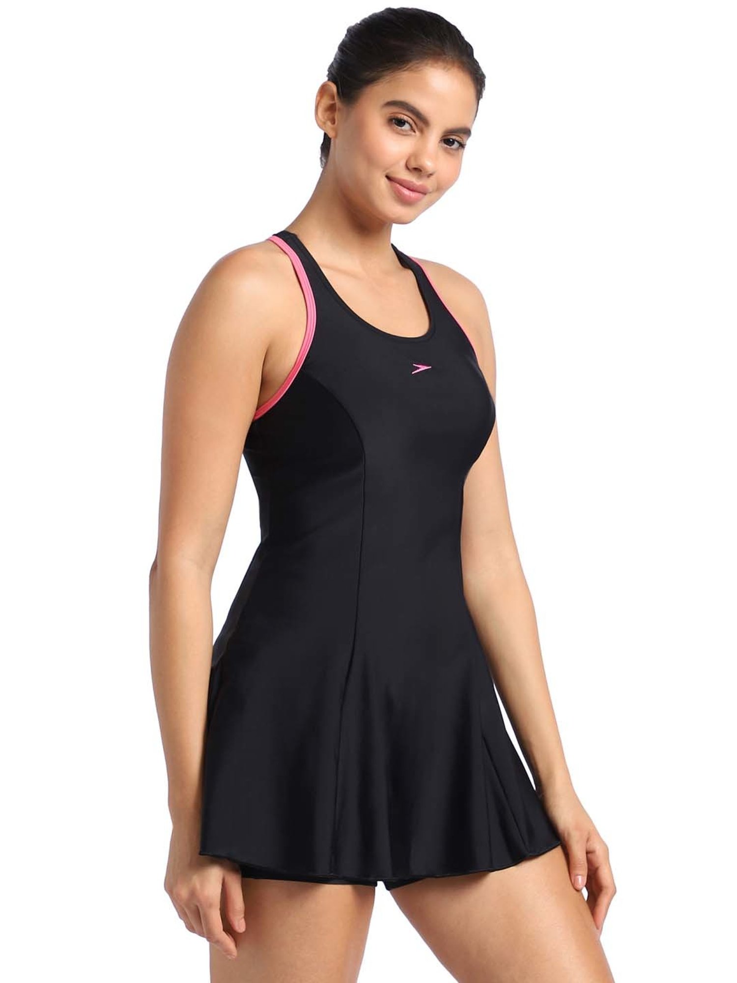 Speedo Black Plain Swimwear