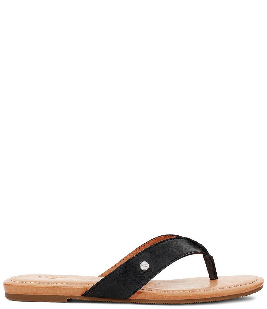 UGG&reg; Tuolumne Leather Flip Flops