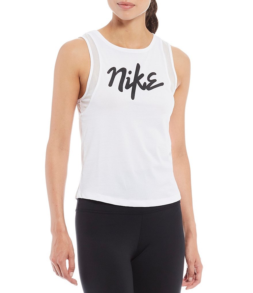 Nike Lightweight Sleeveless Mesh Detail Running Tank