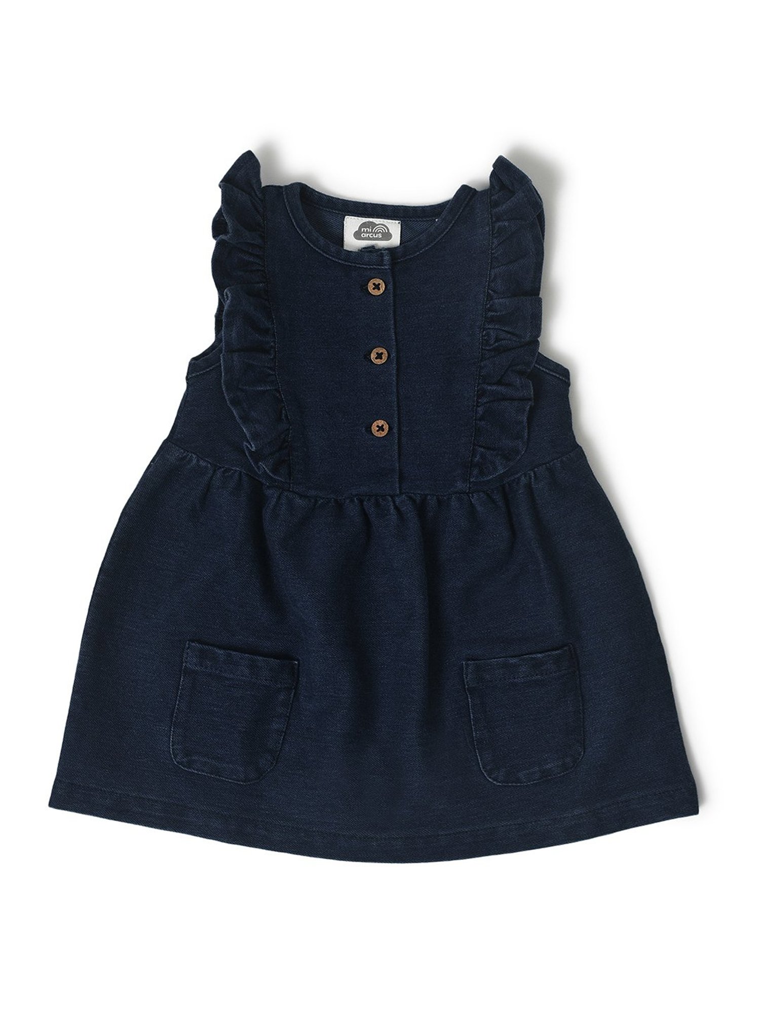 MiArcus Kids Navy Solid Dress