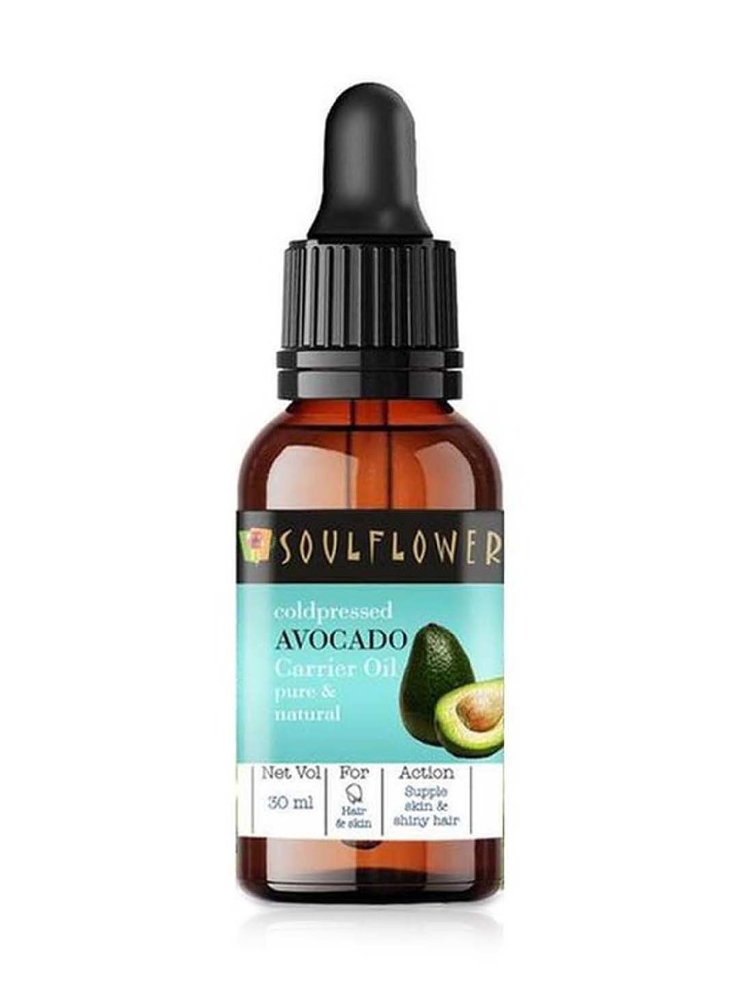 Soulflower Coldpressed Avocado Carrier Oil - 30 ml